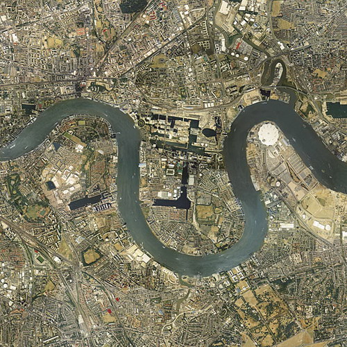 high altitude over London Dome