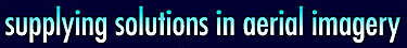 Supplying solutions in aerial imagery