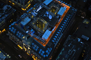City of London at night