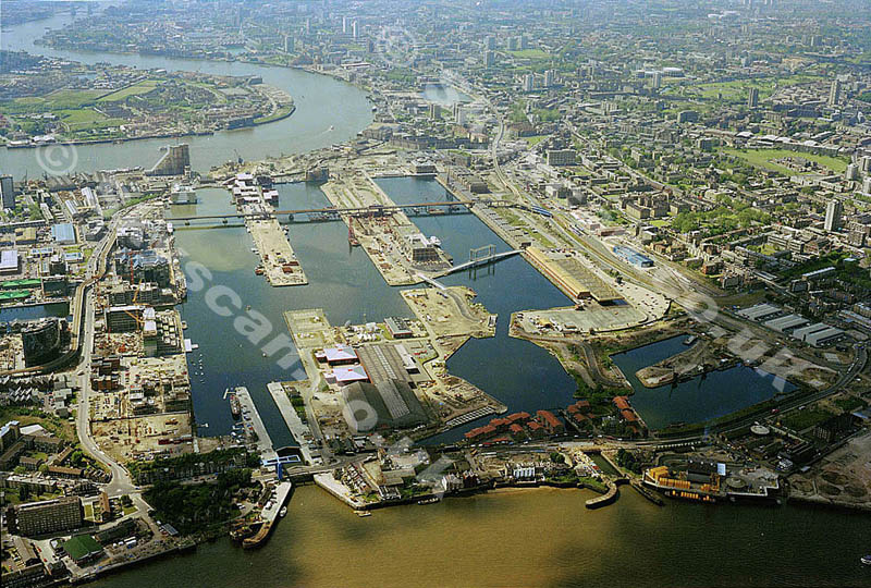 Canary Wharf London 1988