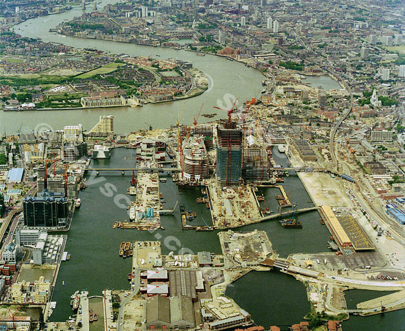 Canary Wharf London 1990