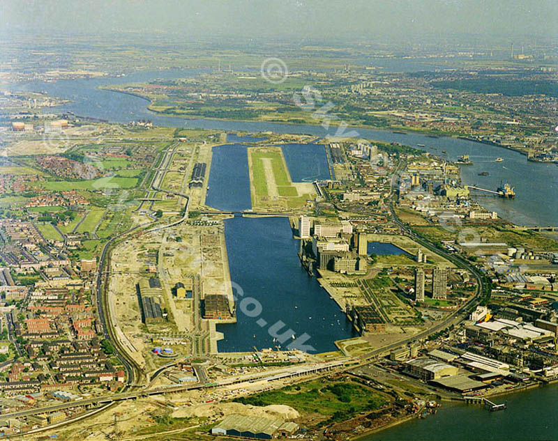 Victoria Dock London in 1991